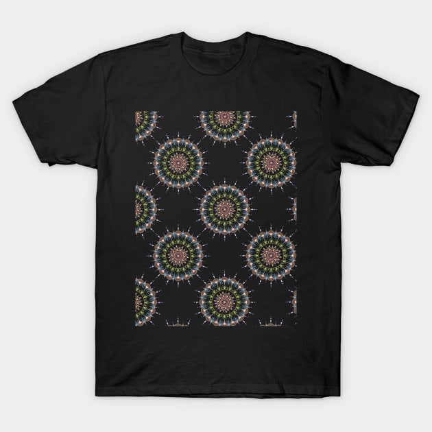 Mandala Pattern T-Shirt by Lizzamour